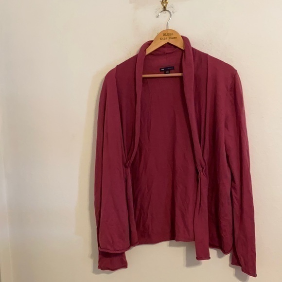 GAP SILK RED LONG SLEEVE SWEATER SIZE XL - Picture 1 of 3